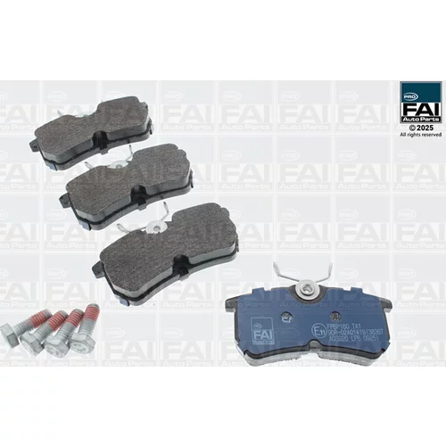 Sada brzdových platničiek kotúčovej brzdy FAI AutoParts FPBP160