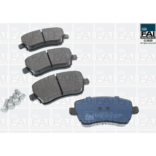 Sada brzdových platničiek kotúčovej brzdy FAI AutoParts FPBP379