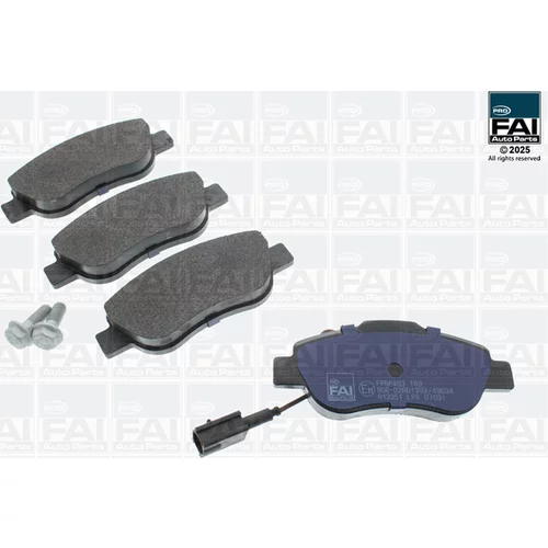 Sada brzdových platničiek kotúčovej brzdy FAI AutoParts FPBP403