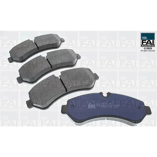 Sada brzdových platničiek kotúčovej brzdy FAI AutoParts FPBP715