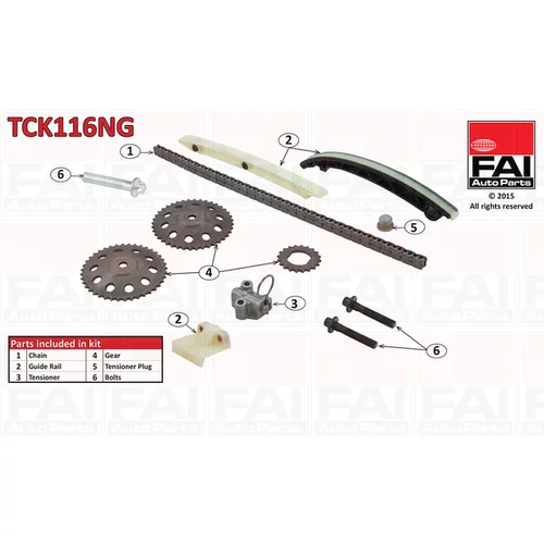 Sada rozvodovej reťaze FAI AutoParts TCK116NG