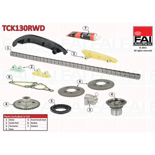 Sada rozvodovej reťaze TCK130RWD (FAI AutoParts) - obr. 1