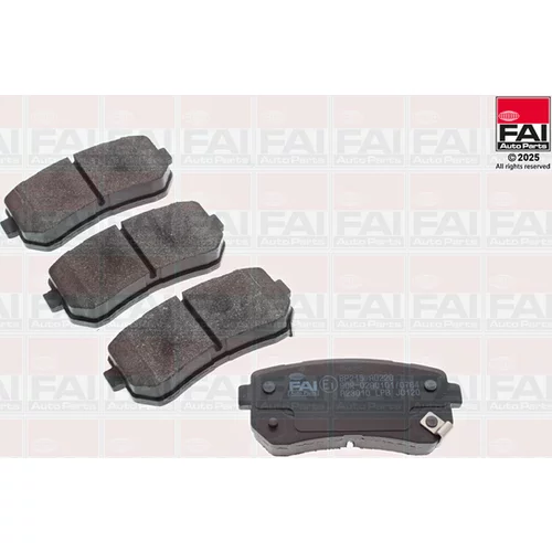 Sada brzdových platničiek kotúčovej brzdy FAI AutoParts BP215