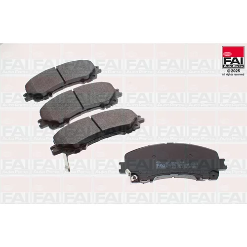 Sada brzdových platničiek kotúčovej brzdy FAI AutoParts BP303