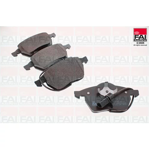 Sada brzdových platničiek kotúčovej brzdy FAI AutoParts BP406