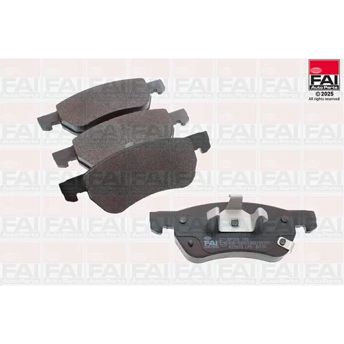 Sada brzdových platničiek kotúčovej brzdy FAI AutoParts BP504