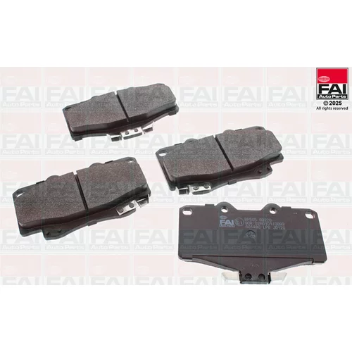 Sada brzdových platničiek kotúčovej brzdy FAI AutoParts BP505