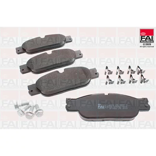 Sada brzdových platničiek kotúčovej brzdy FAI AutoParts BP656