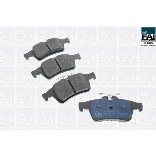 Sada brzdových platničiek kotúčovej brzdy FAI AutoParts FPBP228