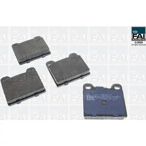 Sada brzdových platničiek kotúčovej brzdy FAI AutoParts FPBP239
