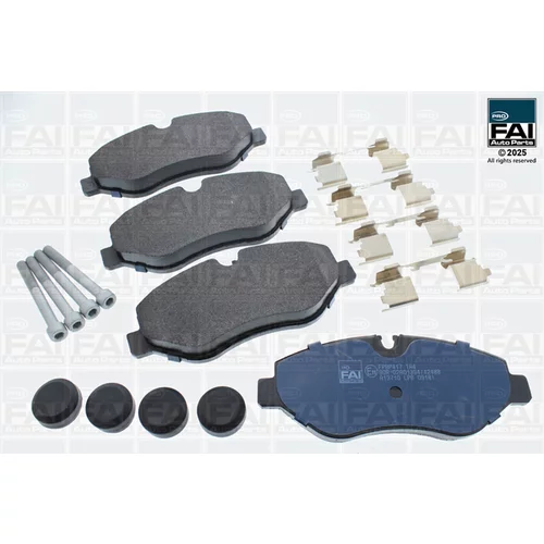 Sada brzdových platničiek kotúčovej brzdy FAI AutoParts FPBP417