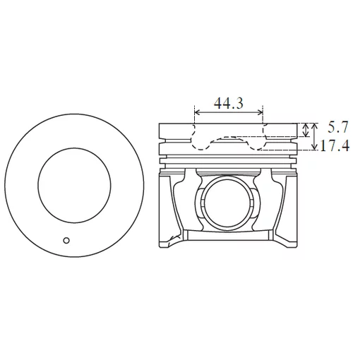 Piest PK29-000 (FAI AutoParts)