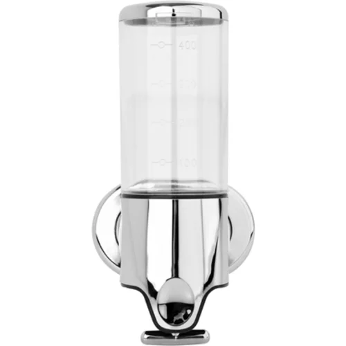 NÁSTENNÝ ZÁSOBNÍK TEKUTÉHO MYDLA 1X500 ML CHROM.