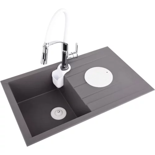 DREZOVÁ BATÉRIA S FLEXIBILNÝM VÝTOKOM FLEXIBLE 2-WHITE /Fala/ - obr. 4