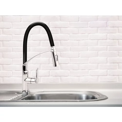 DREZOVÁ BATÉRIA S FLEXIBILNÝM VÝTOKOM FLEXIBLE 2-BLACK /Fala/ - obr. 5