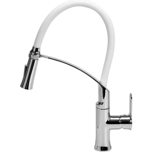 DREZOVÁ BATÉRIA S FLEXIBILNÝM VÝTOKOM FLEXIBLE 2-WHITE