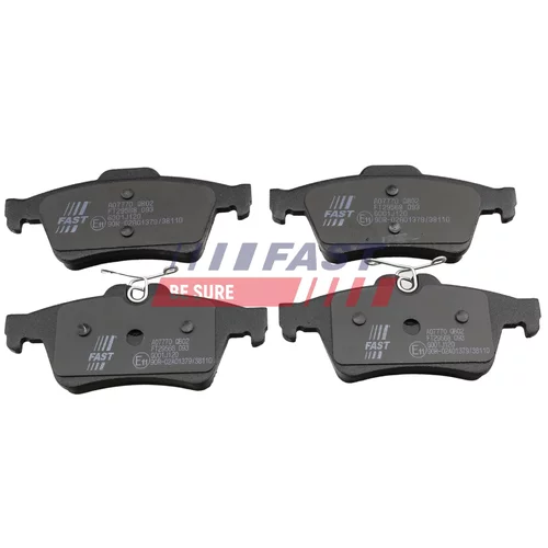 Sada brzdových platničiek kotúčovej brzdy FT29568 /FAST/ - obr. 1
