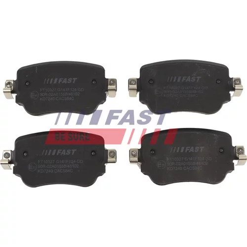 Sada brzdových platničiek kotúčovej brzdy FAST FT10327