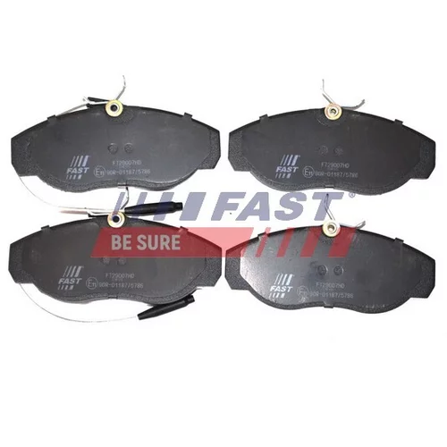 Sada brzdových platničiek kotúčovej brzdy FT29007HD /FAST/ - obr. 1