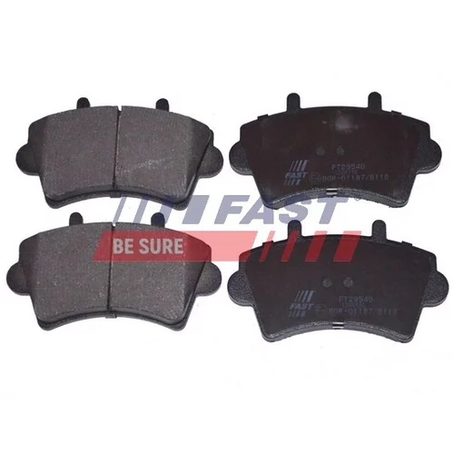 Sada brzdových platničiek kotúčovej brzdy FT29540 /FAST/ - obr. 1