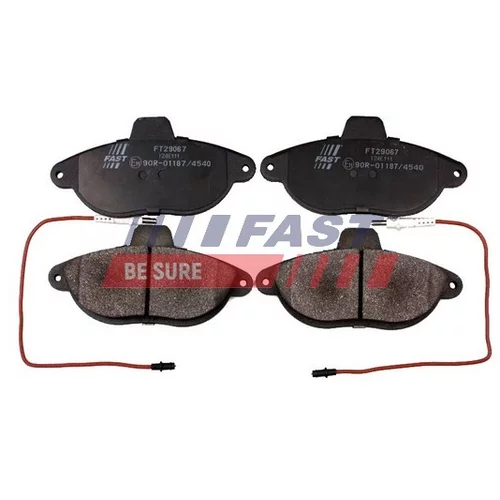 Sada brzdových platničiek kotúčovej brzdy FT29067 /FAST/ - obr. 1