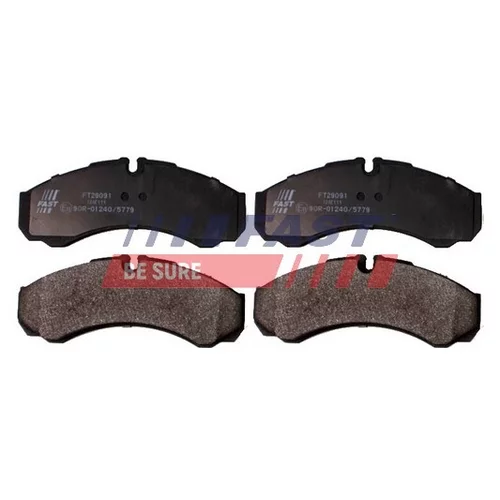 Sada brzdových platničiek kotúčovej brzdy FT29091 /FAST/ - obr. 1