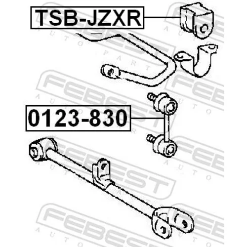 Tyč/Vzpera stabilizátora 0123-830 /FEBEST/ - obr. 1