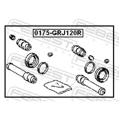 Opravná sada brzdového strmeňa 0175-GRJ120R /FEBEST/ - obr. 1