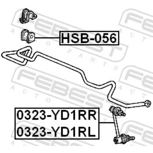 Tyč/Vzpera stabilizátora 0323-YD1RL /FEBEST/ - obr. 1