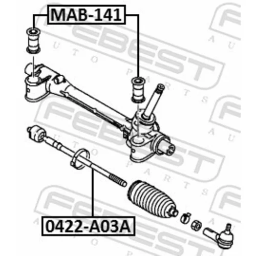 Axiálny čap tiahla riadenia 0422-A03A /FEBEST/ - obr. 1