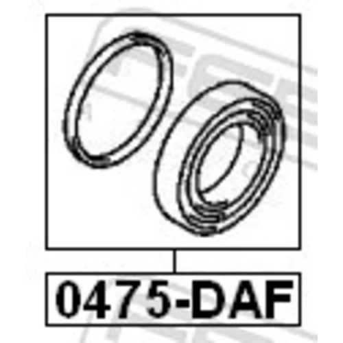 Opravná sada brzdového strmeňa 0475-DAF /FEBEST/ - obr. 1
