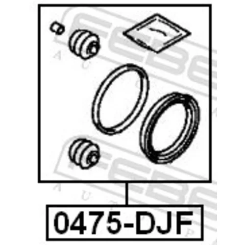 Opravná sada brzdového strmeňa 0475-DJF /FEBEST/ - obr. 1