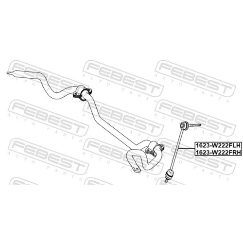 Tyč/Vzpera stabilizátora 1623-W222FLH /FEBEST/ - obr. 1