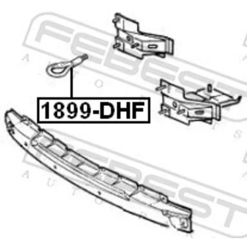 Vlečný hák 1899-DHF /FEBEST/ - obr. 1