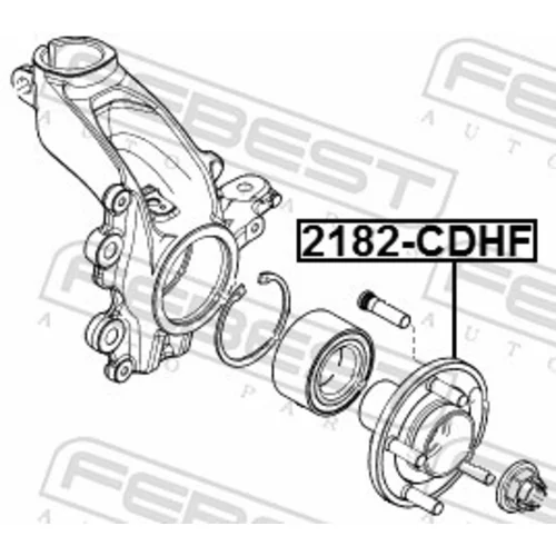 Náboj kolesa 2182-CDHF /FEBEST/ - obr. 1