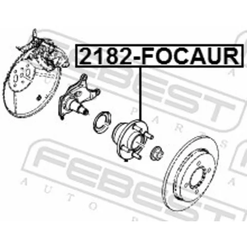 Náboj kolesa 2182-FOCAUR /FEBEST/ - obr. 1