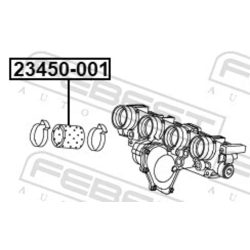 Hadica plniaceho vzduchu 23450-001 /FEBEST/ - obr. 1