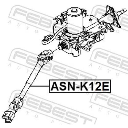 Hriadeľ riadenia ASN-K12E /FEBEST/ - obr. 1