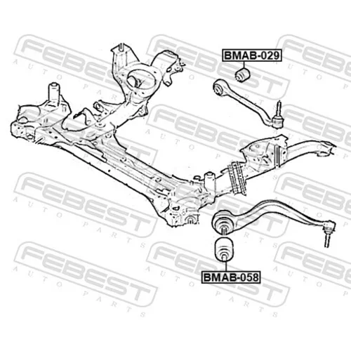 Uloženie riadenia BMAB-058 /FEBEST/ - obr. 1