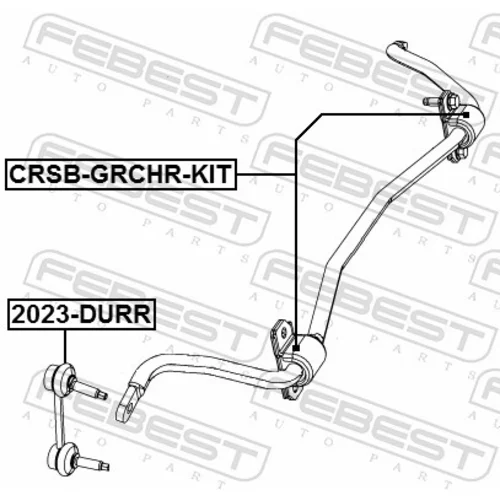 Opravná sada uloženia stabilizátora CRSB-GRCHR-KIT /FEBEST/ - obr. 1