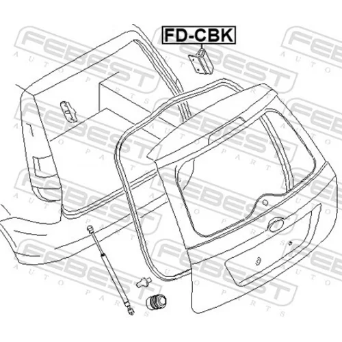 Nárazník FD-CBK /FEBEST/ - obr. 1