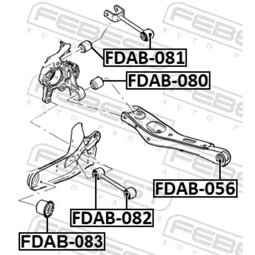 Uloženie riadenia FDAB-056 /FEBEST/ - obr. 1