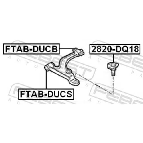 Uloženie riadenia FTAB-DUCS /FEBEST/ - obr. 1
