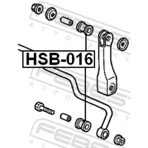 Uloženie spojovacej tyče stabilizátora HSB-016 /FEBEST/ - obr. 1