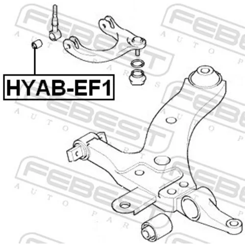 Uloženie riadenia HYAB-EF1 /FEBEST/ - obr. 1