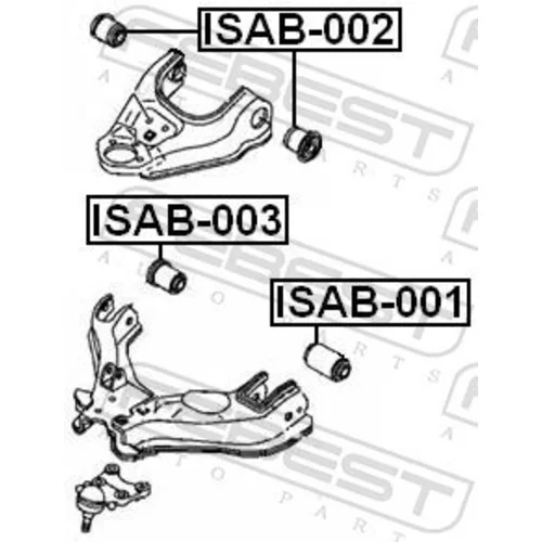 Uloženie riadenia ISAB-001 /FEBEST/ - obr. 1