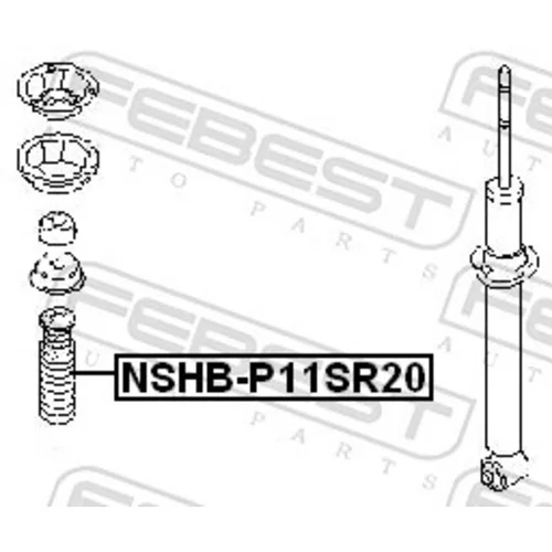 Ochranný kryt/manžeta tlmiča pérovania NSHB-P11SR20 /FEBEST/ - obr. 1