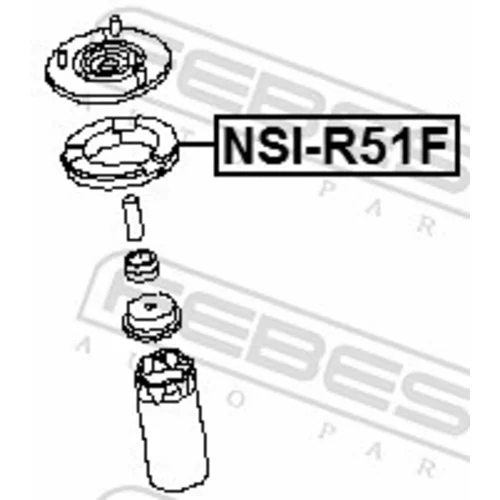 Tanier pružiny NSI-R51F /FEBEST/ - obr. 1