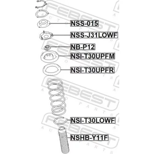 Tanier pružiny NSI-T30UPFM /FEBEST/ - obr. 1