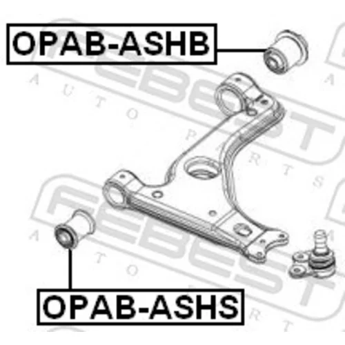Uloženie riadenia OPAB-ASHB /FEBEST/ - obr. 1